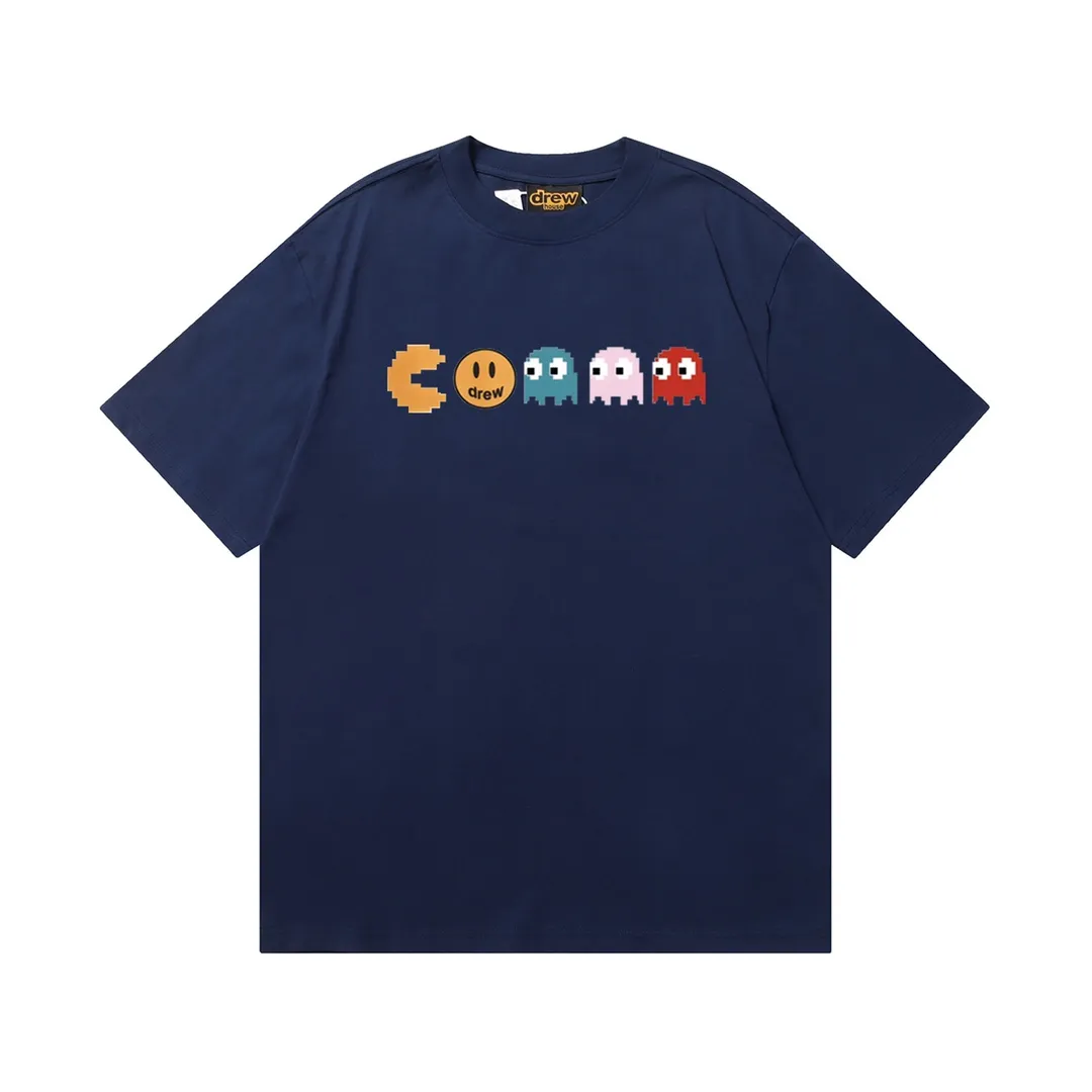 D 008 9 2023SS Same Style drew T g , ！ Quality！！ ， Quality！！ ， ！！ ， ， ， ， ， 。 Sizes：S M L XL ：Black White Royal Blue Red Brown White Orange